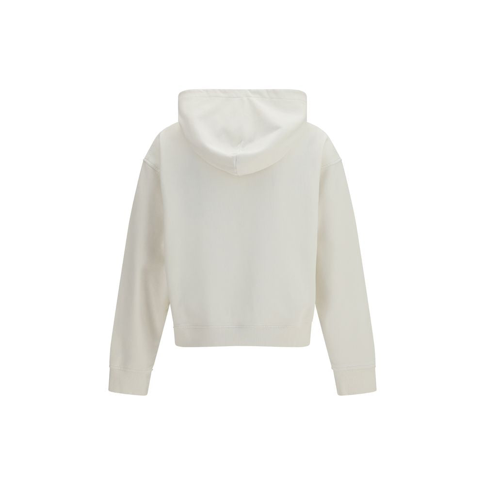 Palm Angels Neck Logo Hoodie - Luxurious Cotton Sweatshirt