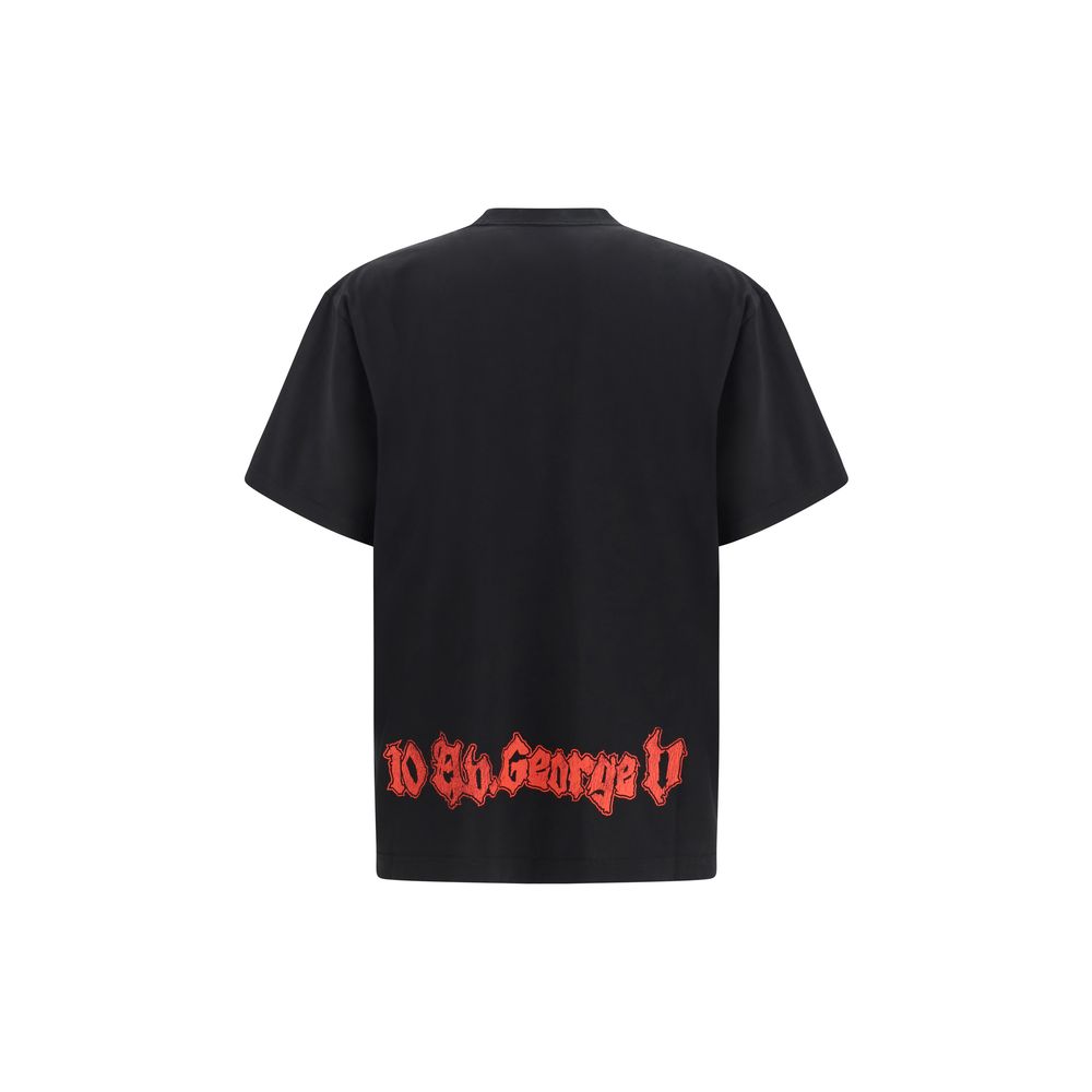 Balenciaga Black Cotton T-Shirt – Designer Artisanal Elegance