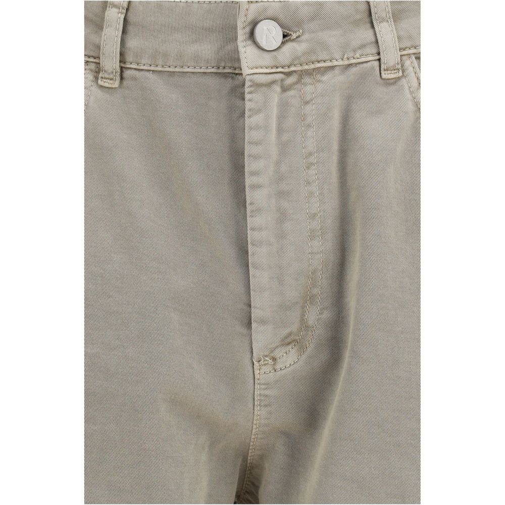 Represent Beige Cotton Bermuda Shorts - Luxury Utility Fashion