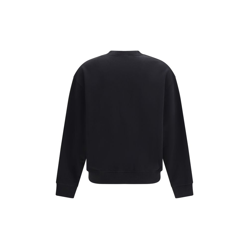 Palm Angels Neck Logo Sweatshirt - Luxurious Cotton Elegance