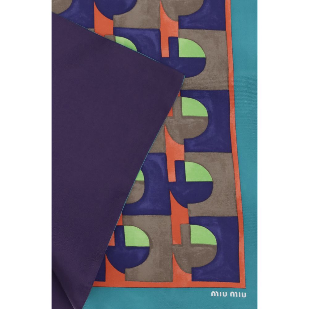 Miu Miu Multicolor Silk Scarf - Exquisite Luxury Accessory