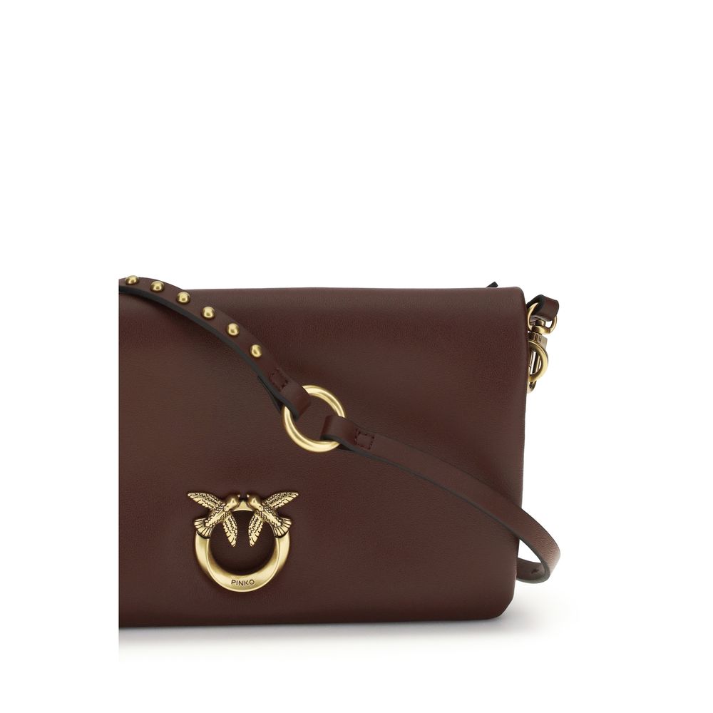 Indulge in the PINKO Purple Calf Leather Bos Taurus Shoulder Bag, a masterpiece of craftsmanship and elegance, perfect for those who embody sophistication and style.