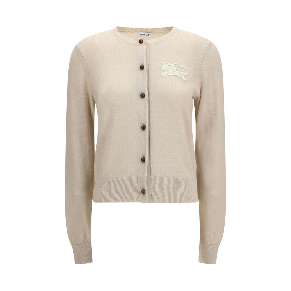 Burberry Beige Cardigan - Designer Luxury Knitwear Elegance