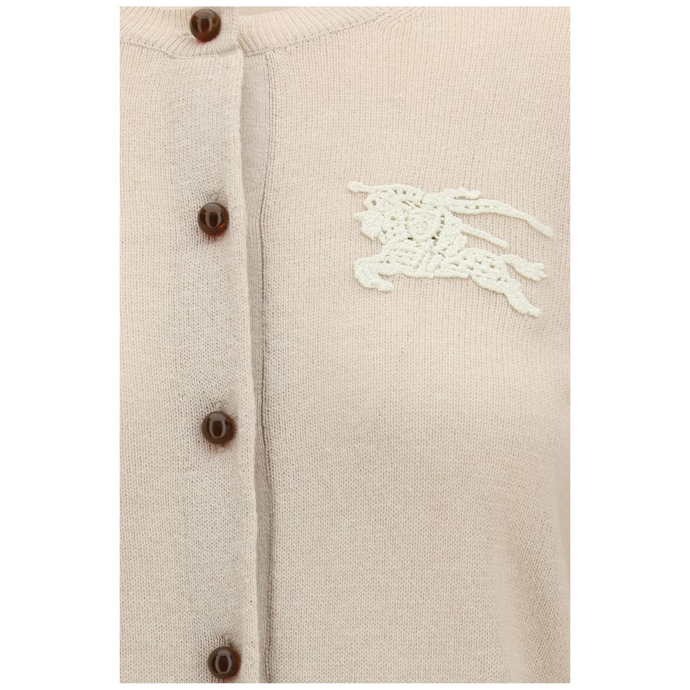 Burberry Beige Cardigan - Designer Couture Knitwear Elegance