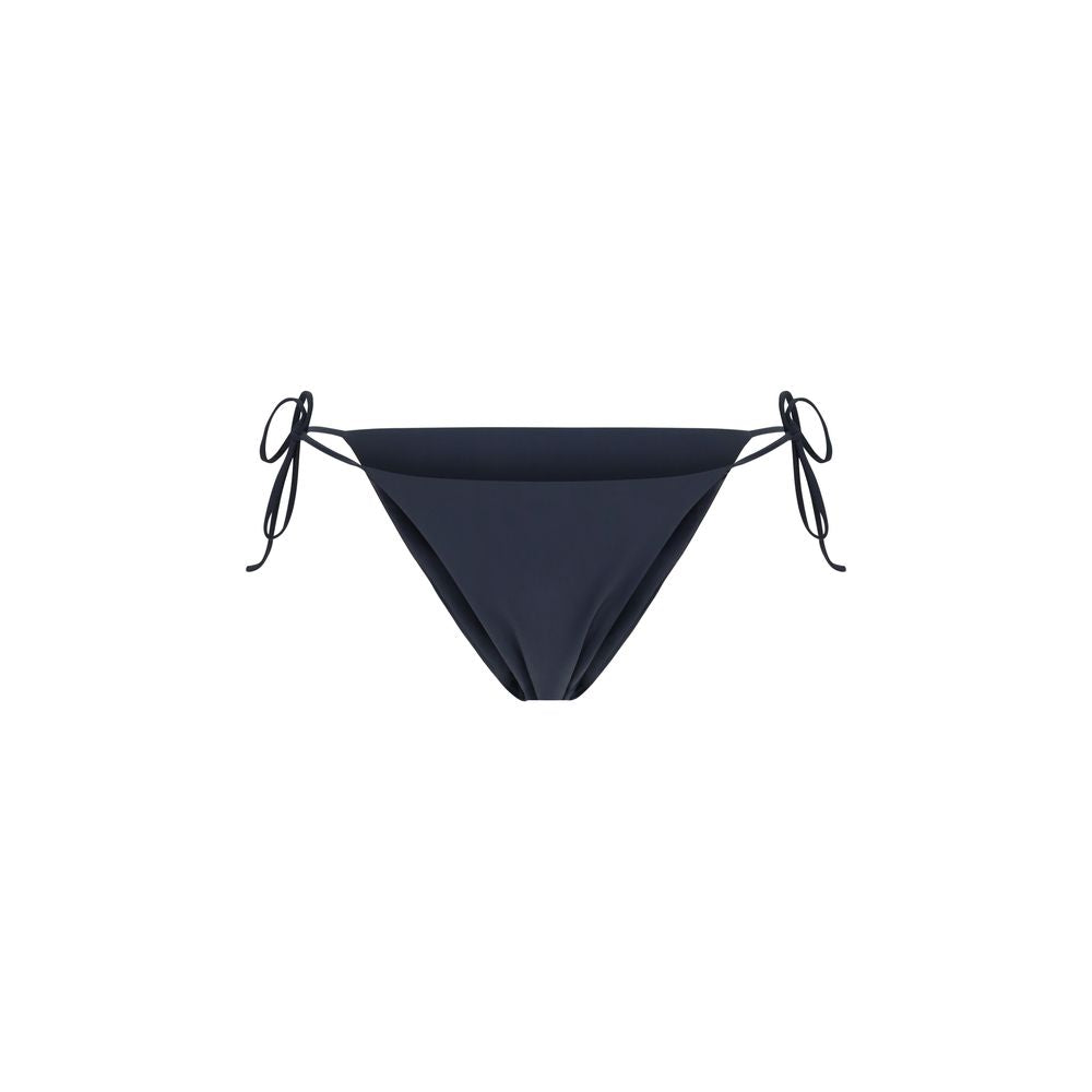 Indulge in the Magda Butrym Gray Polyamide Bikini, where luxurious craftsmanship meets modern elegance, redefining your beachside allure with sophistication.