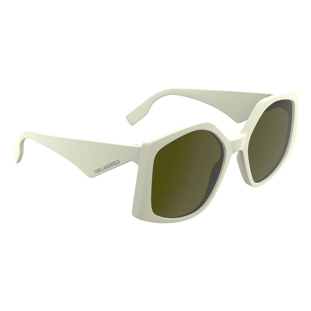 Karl Lagerfeld White Injected Sunglasses
