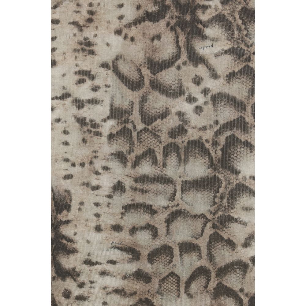 Indulge in the PINKO Novoli Midi Animal Print Dress, a luxurious blend of 94% cotton and 6% elastane, epitomizing modern elegance and effortless sophistication.