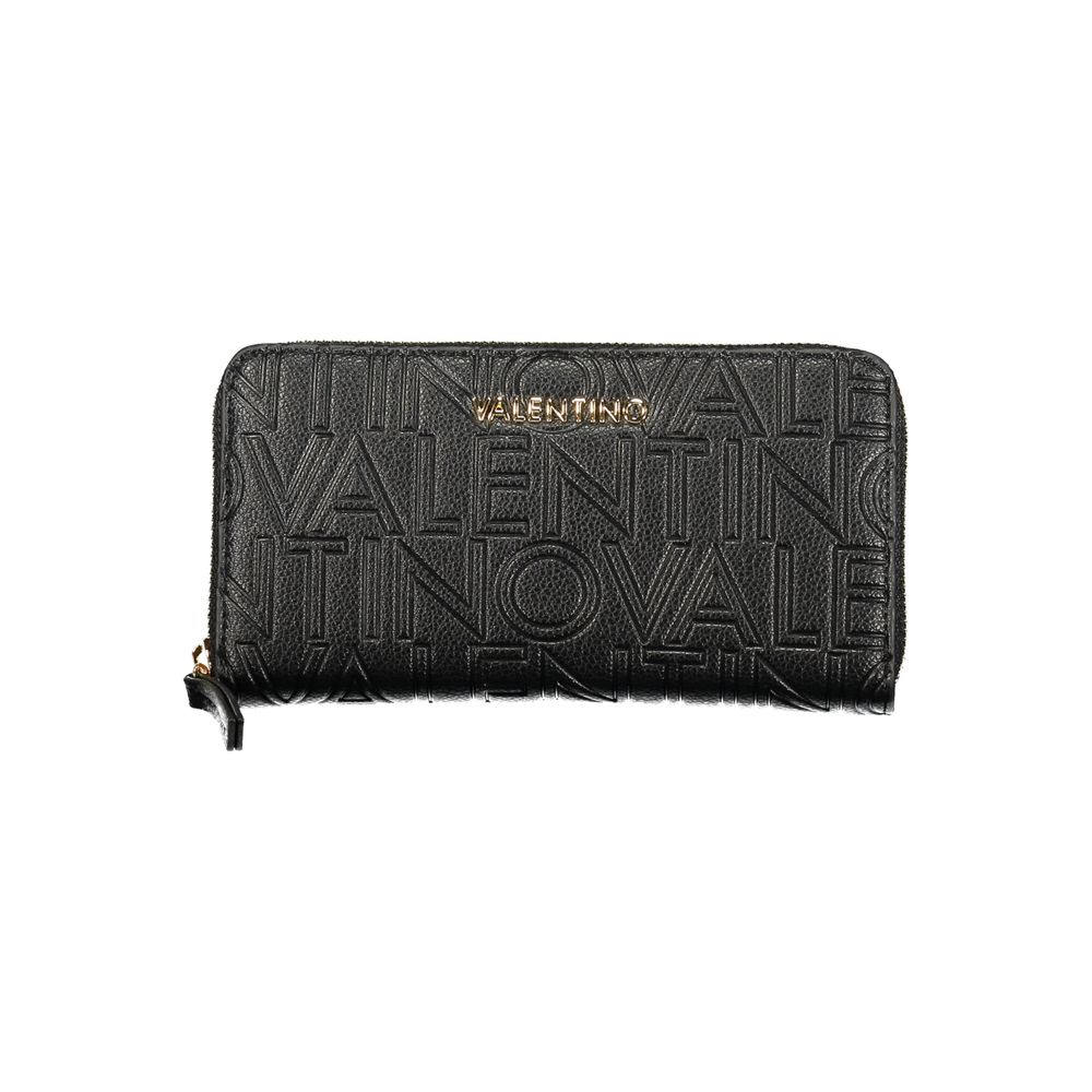 Valentino Black Polyurethane Womens Wallet
