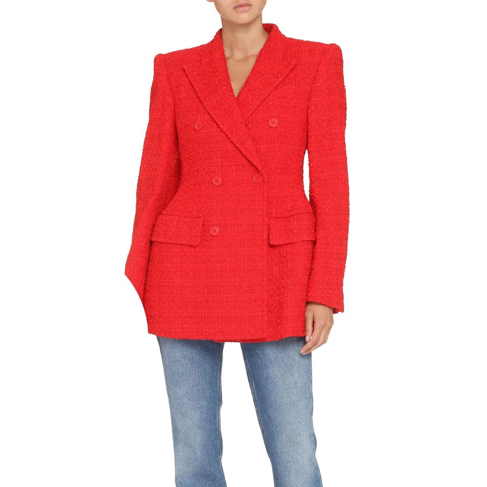 Balenciaga Multicolor Cotton Jacket - Designer Couture Elegance