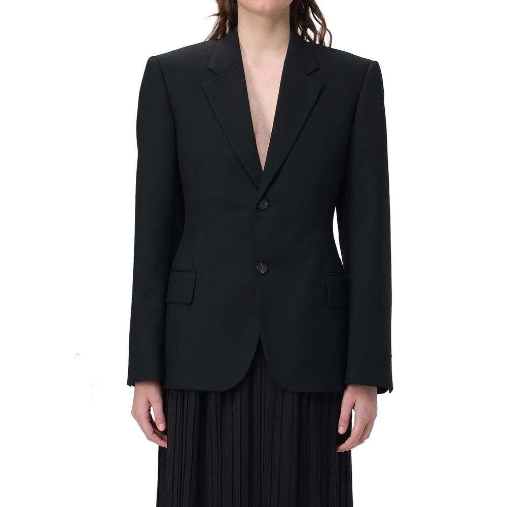 Balenciaga Black Wool Jacket - Luxurious Designer Couture