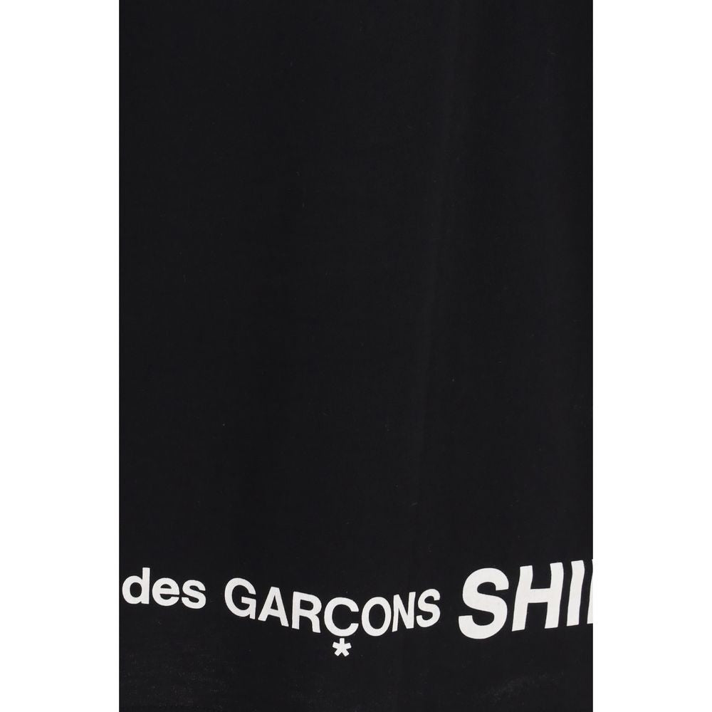 Comme Des Garçons Black Cotton T-Shirt - Artisanal Luxury Wear