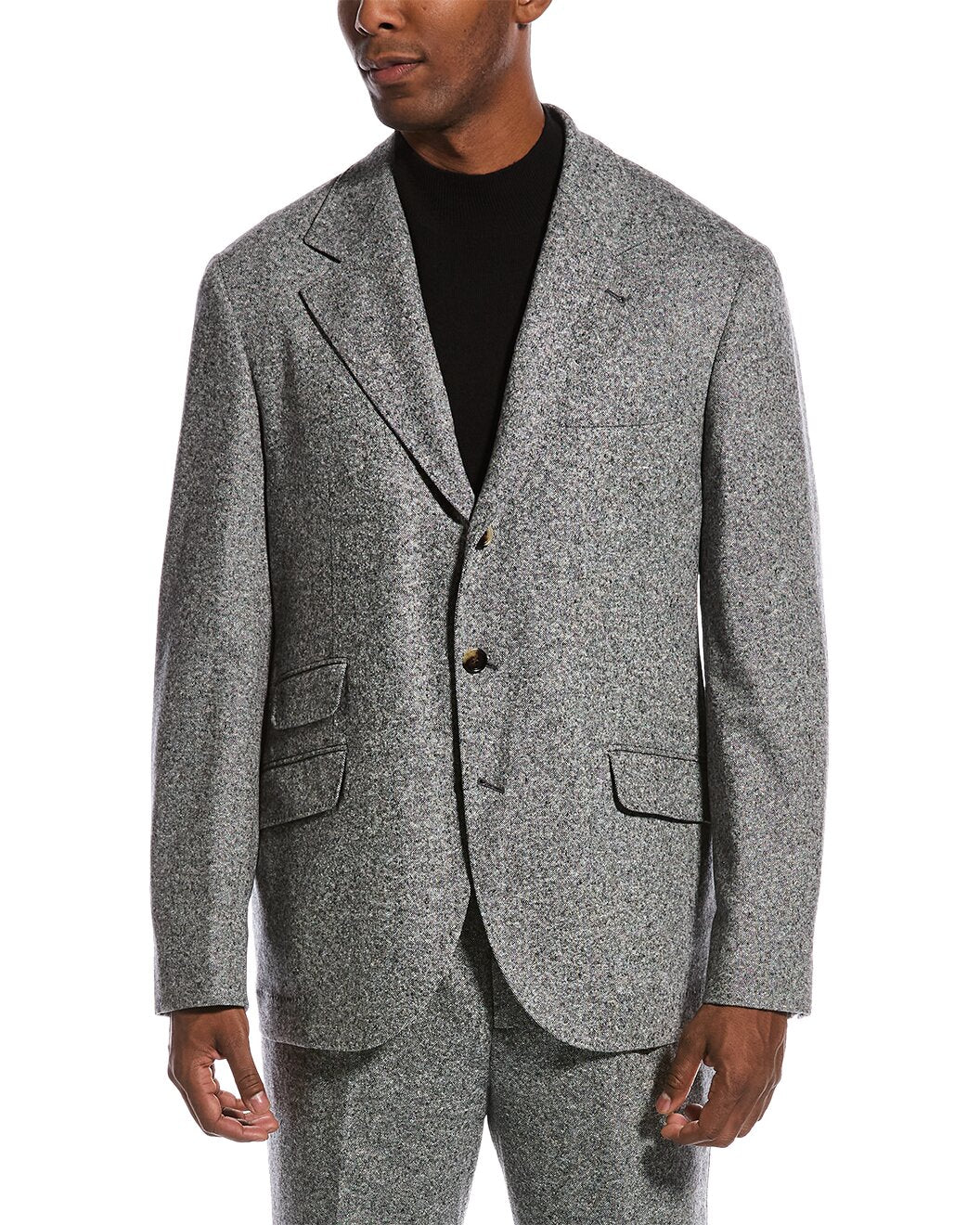 Brunello Cucinelli Gray Fibres Clothing