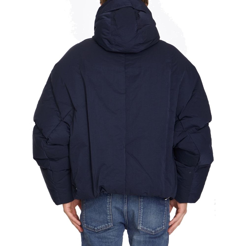 Bottega Veneta Blue Polyamide Shell Jacket - Designer Couture