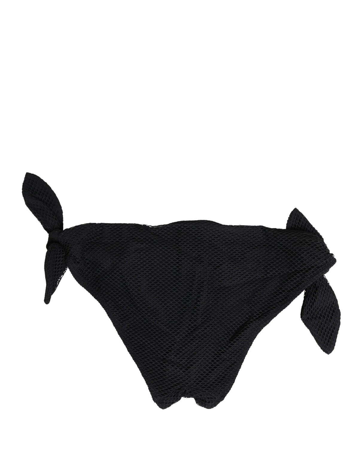 Dolce & Gabbana Black Side-Tie Bikini Bottoms - Luxurious Elegance