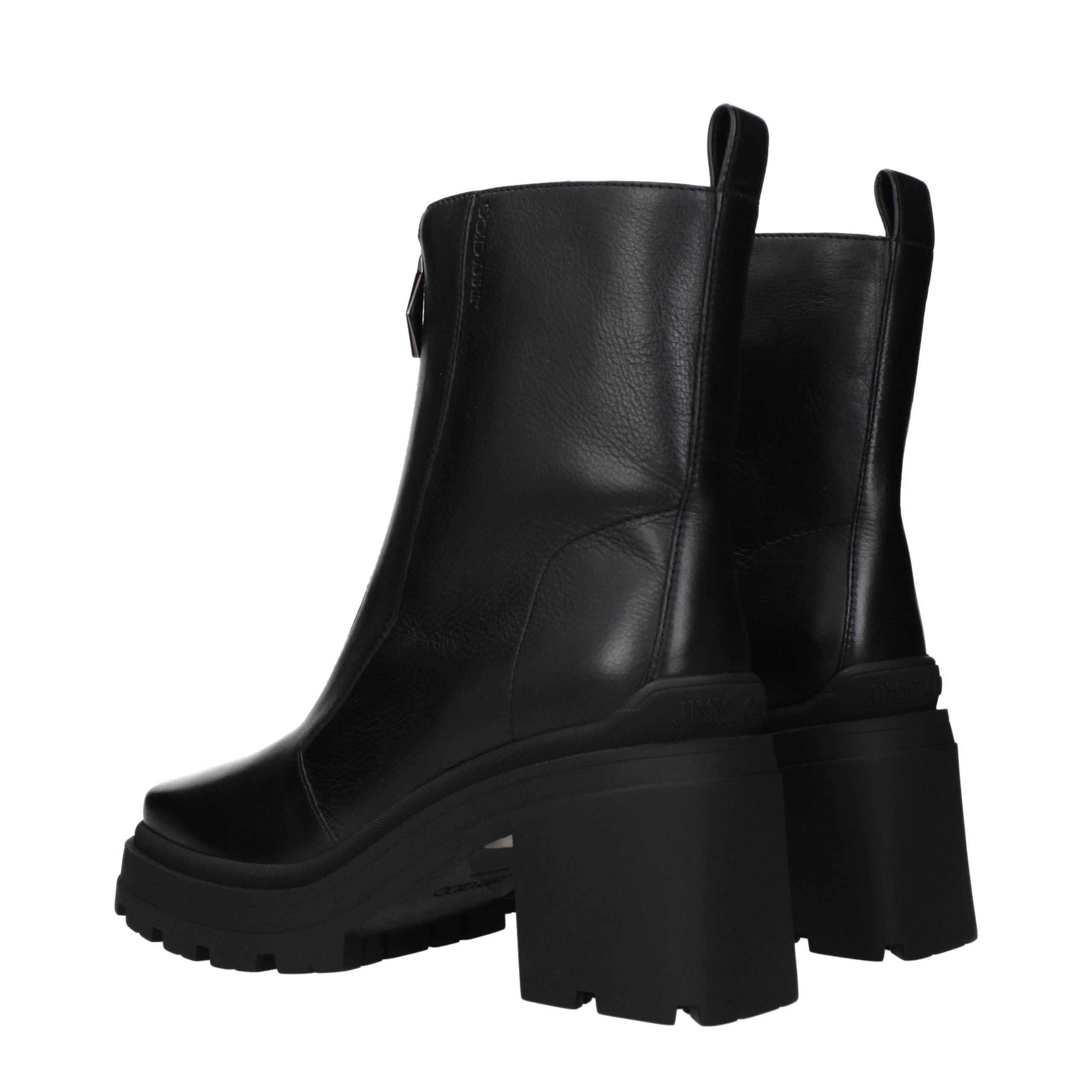 Step into the realm of luxury with Jimmy Choo Black Leather Ankle Boots, where exquisite craftsmanship meets timeless elegance, perfect for discerning tastes.