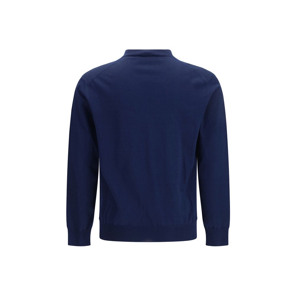 Experience the allure of the Prada Blue Cotton Sweatshirt from the SS26 collection, crafted in Italy from luxurious cotton for a timeless, sophisticated style.
