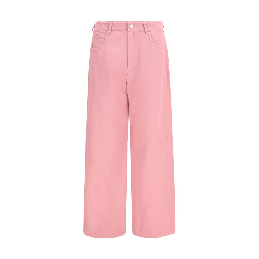 Elevate your style with 'S Max Mara Multicolor Cotton Casual Pants, a luxurious blend of cotton and linen, designed for effortless sophistication and timeless elegance.