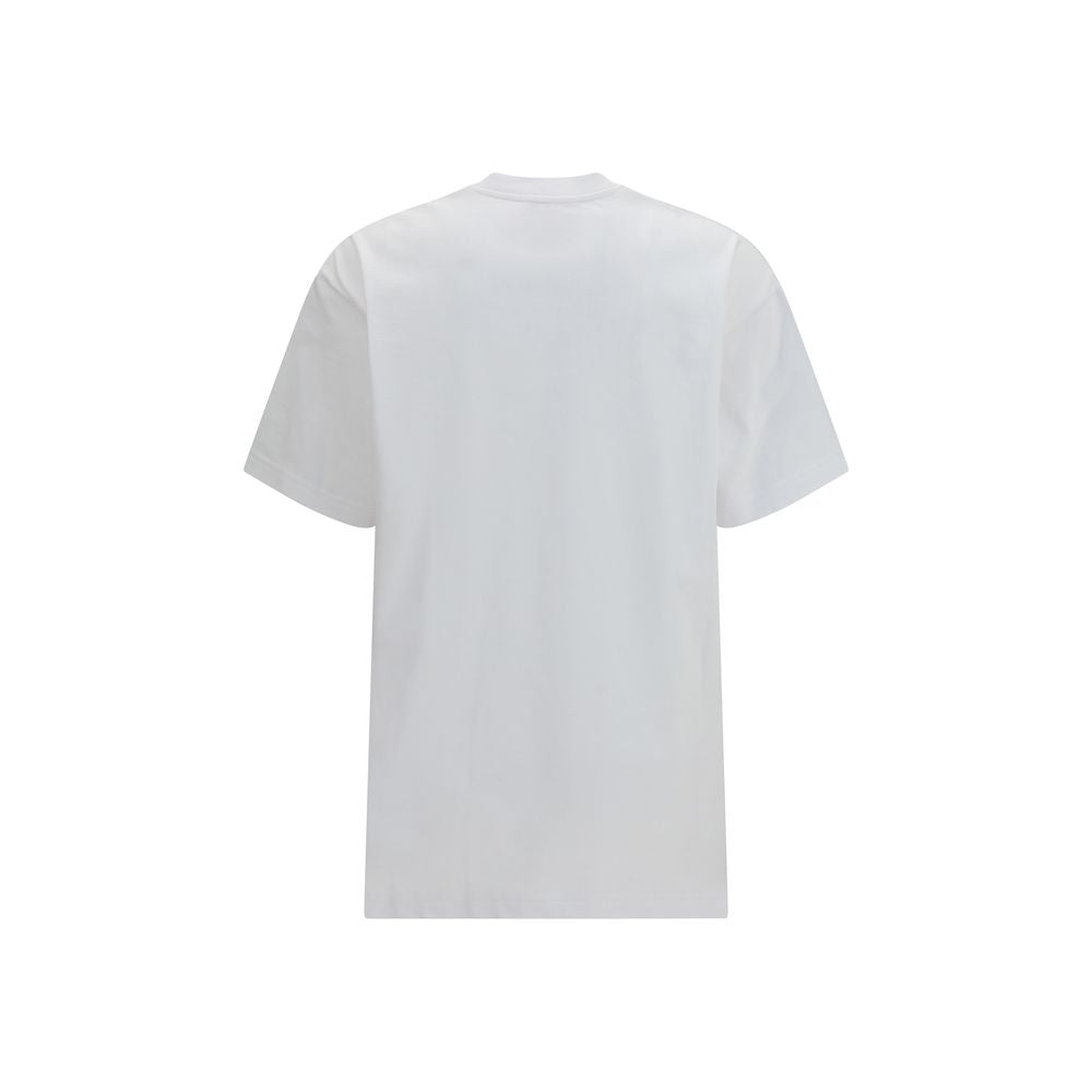 Indulge in the exquisite Gucci White Cotton T-Shirt, crafted from luxurious cotton jersey, embodying timeless elegance and modern sophistication for the discerning individual.