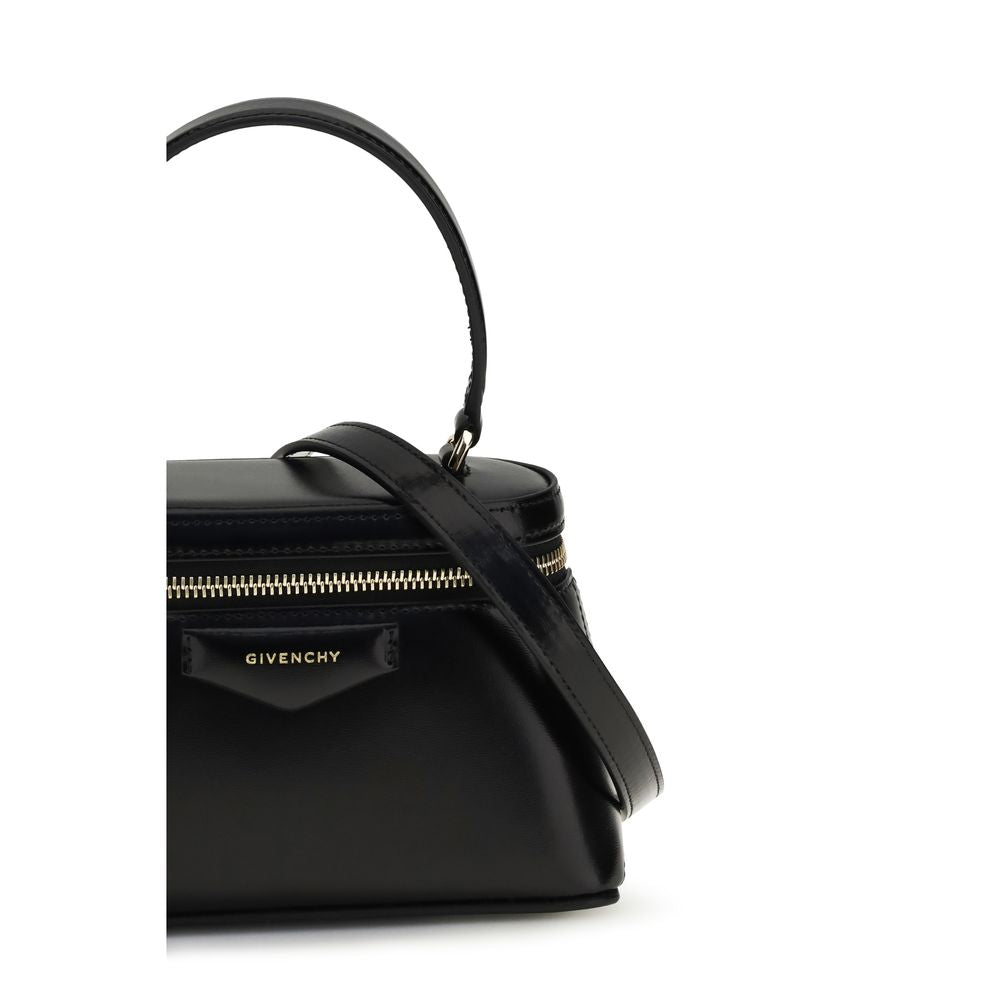 Givenchy Black Calf Leather Bos Taurus Handbag - Artisanal Luxury