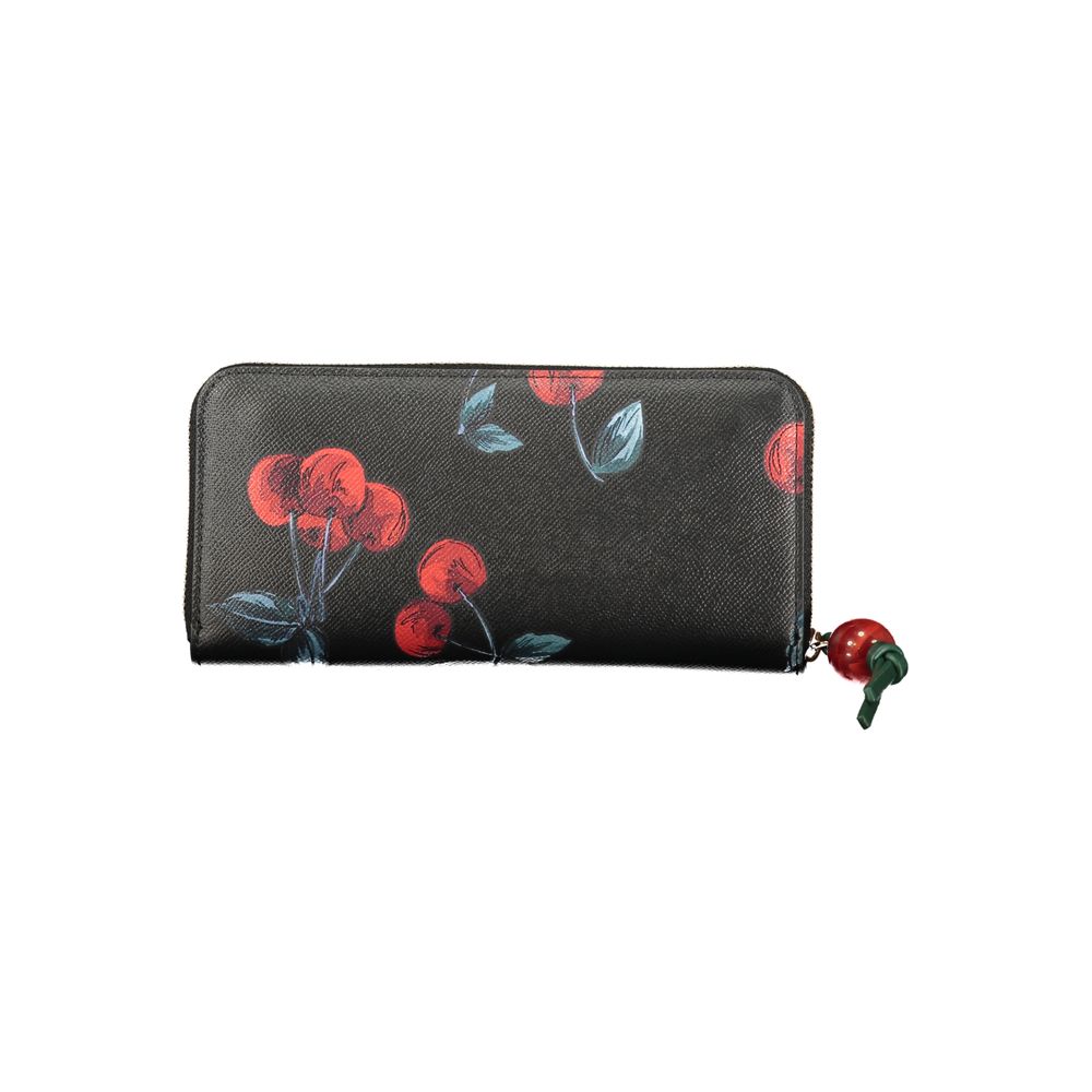 Elevate your style with the TWINSET Black Polyurethane Women's Wallet, a luxurious blend of elegance and practicality, perfect for the discerning individual.