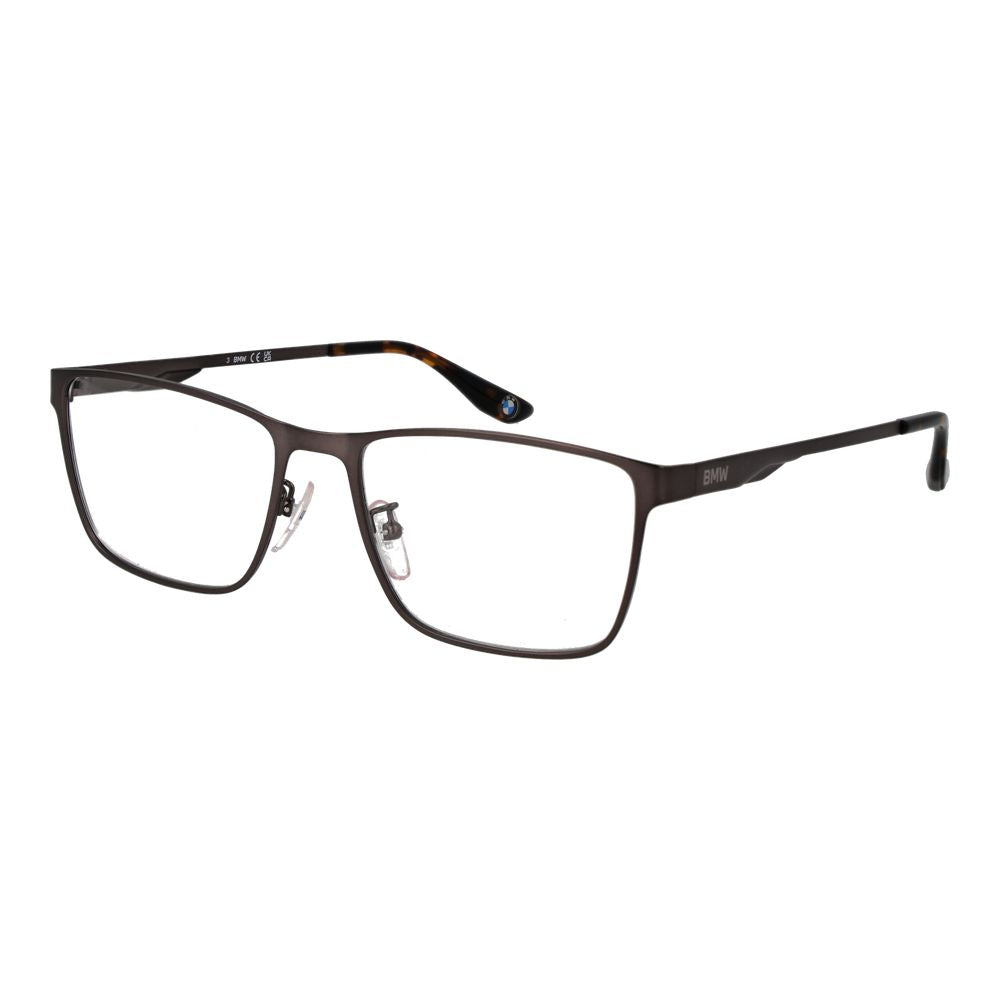 BMW Gray Metal Glasses - Designer Luxury Eyewear for Sophistication