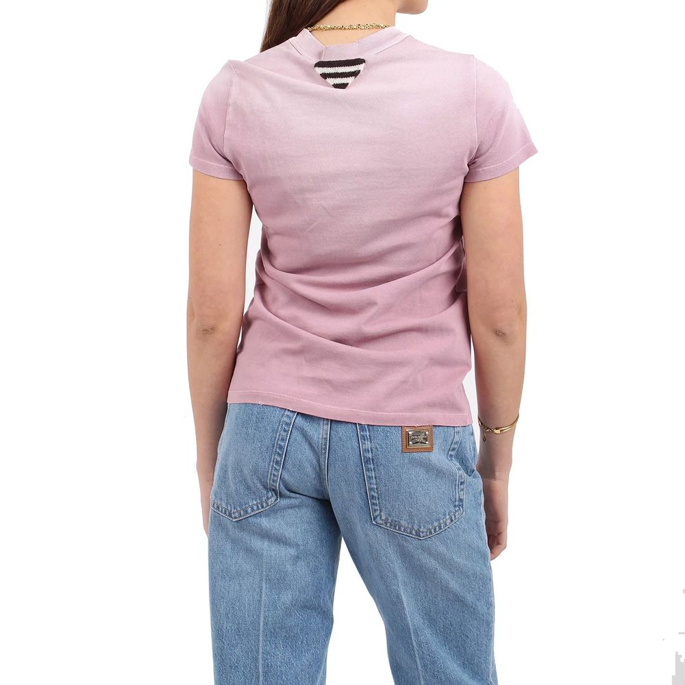 Indulge in the exquisite Prada Multicolor Cotton T-Shirt, a testament to Italian craftsmanship that elevates your wardrobe with luxurious comfort and timeless elegance.