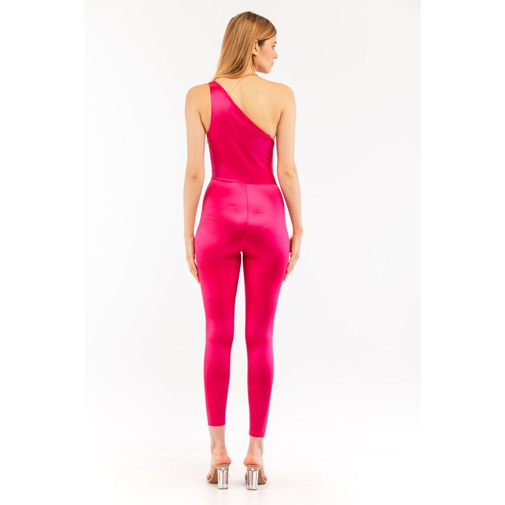 Elisabetta Franchi Pink Polyamide Jumpsuit - Timeless Luxury Elegance