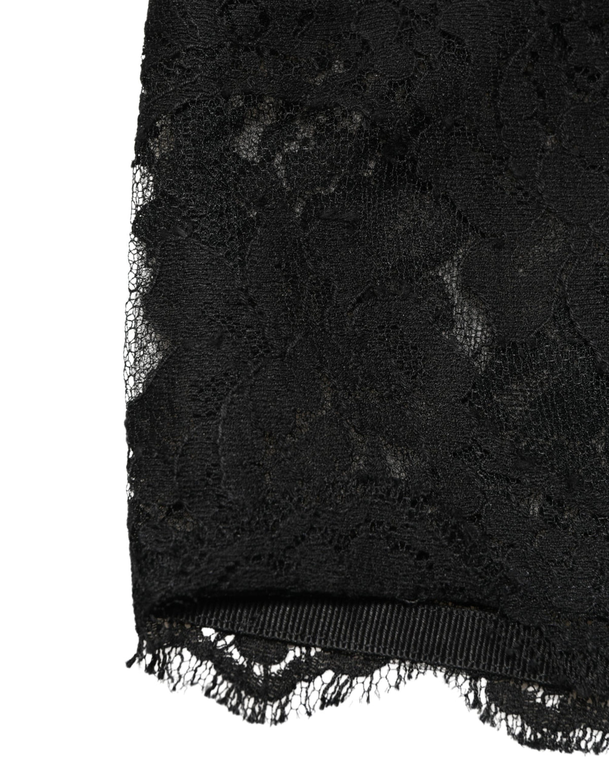 Dolce & Gabbana Black Lace Bandeau Bra Tube Top Couture