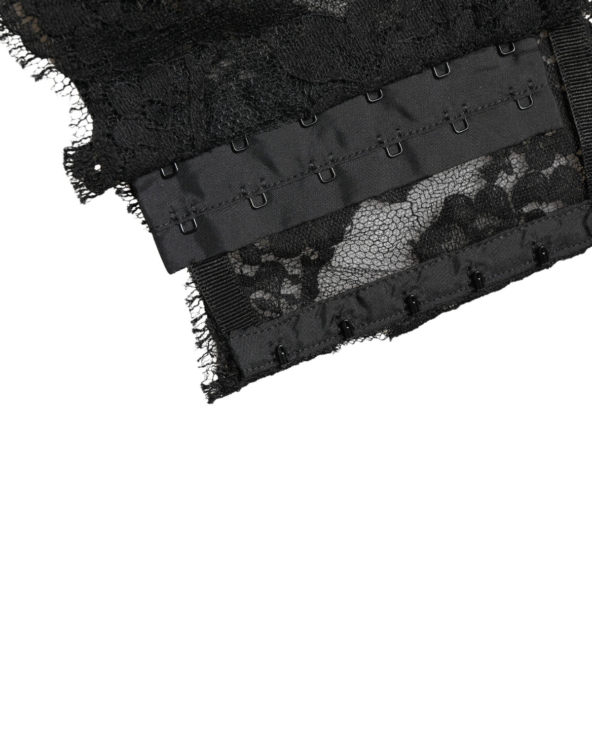 Dolce & Gabbana Black Lace Bandeau Bra - Exquisite Luxury Fashion