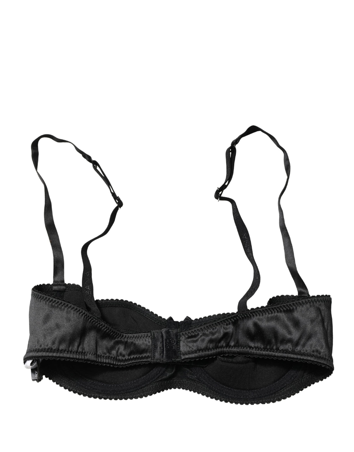 Dolce & Gabbana Black Semi-Pad Underwire Balconette Bra Couture