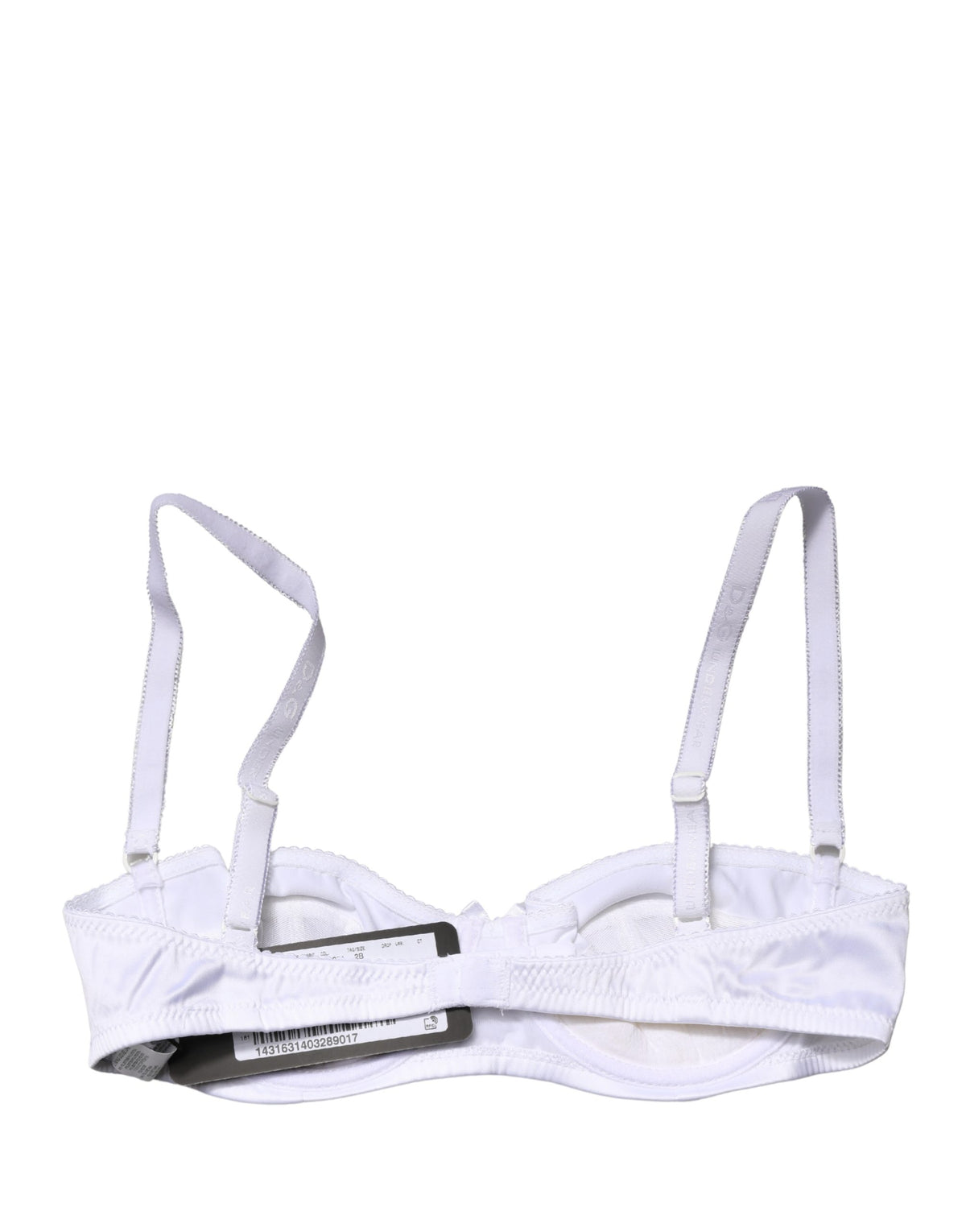 Dolce & Gabbana White Semi-Pad Underwire Balconette Bra Couture