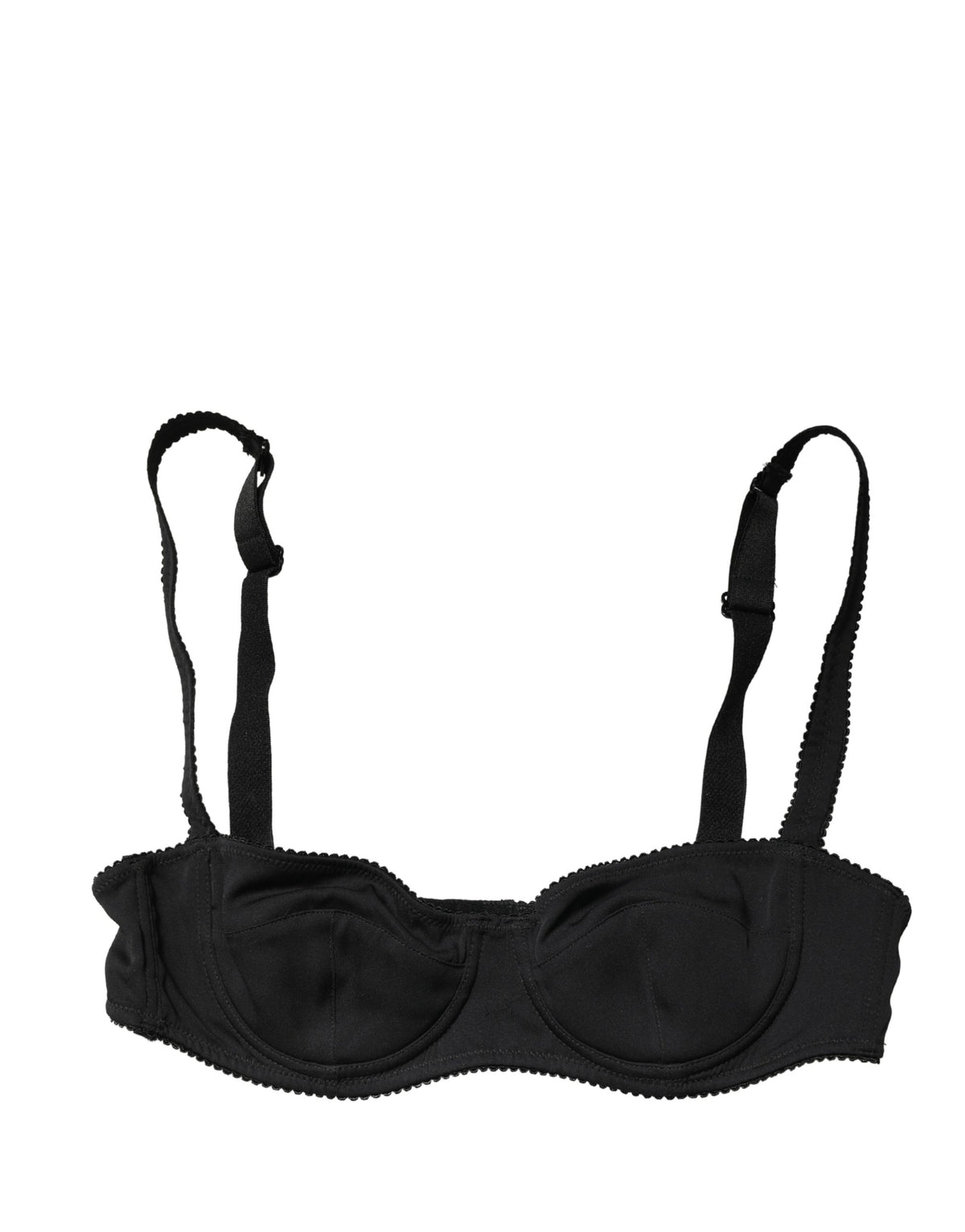 Dolce & Gabbana Black Semi-Pad Underwire Balconette Bra - Couture