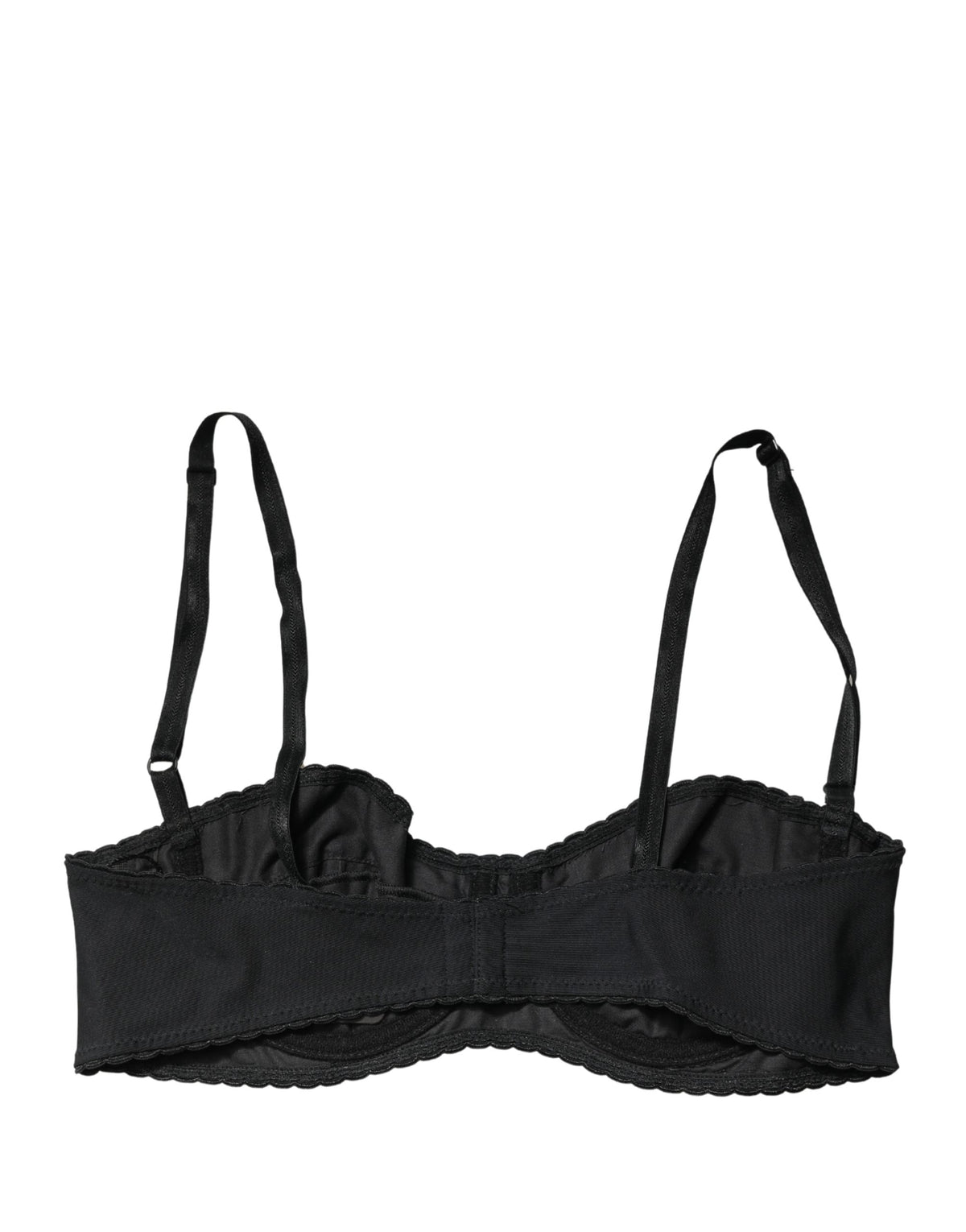 Dolce & Gabbana Black Semi-Pad Underwire Balconette Bra Couture