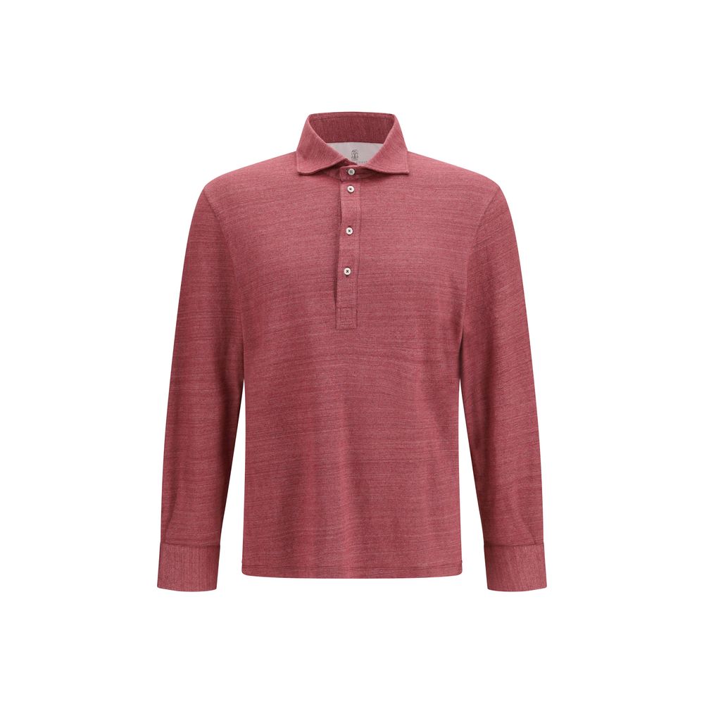 Brunello Cucinelli Multicolor Linen Polo Shirt - Timeless Elegance