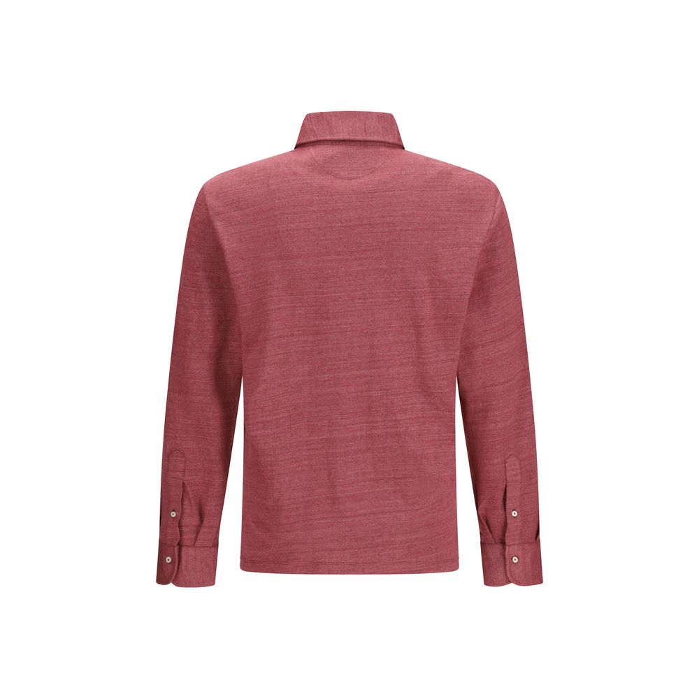 Brunello Cucinelli Multicolor Linen Polo Shirt - Timeless Elegance
