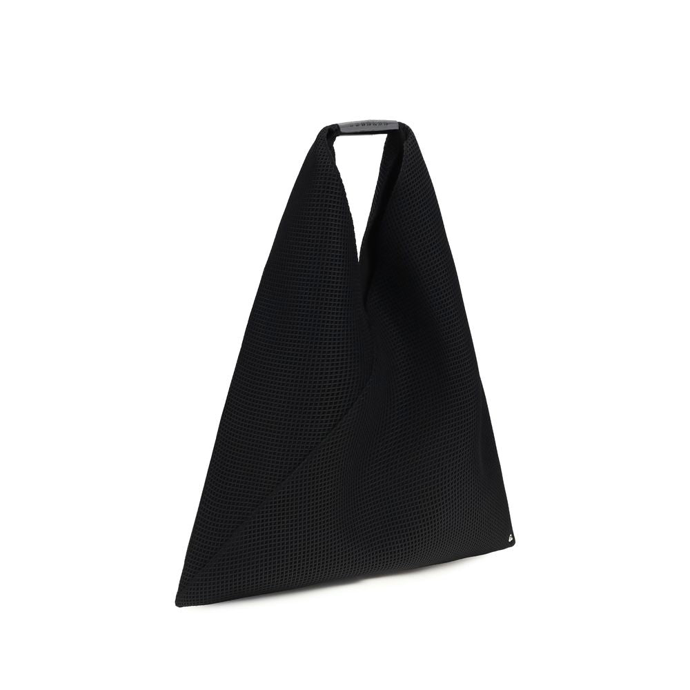 Discover the MM6 Black Polyester Handbag, a luxurious statement piece from SS26, crafted for those who embody elegance and sophistication in every moment.