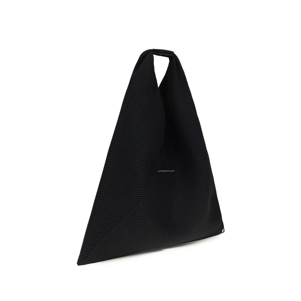 Discover the MM6 Black Polyester Handbag, a luxurious statement piece from the SS26 collection, crafted for those who embrace modern elegance and individuality.