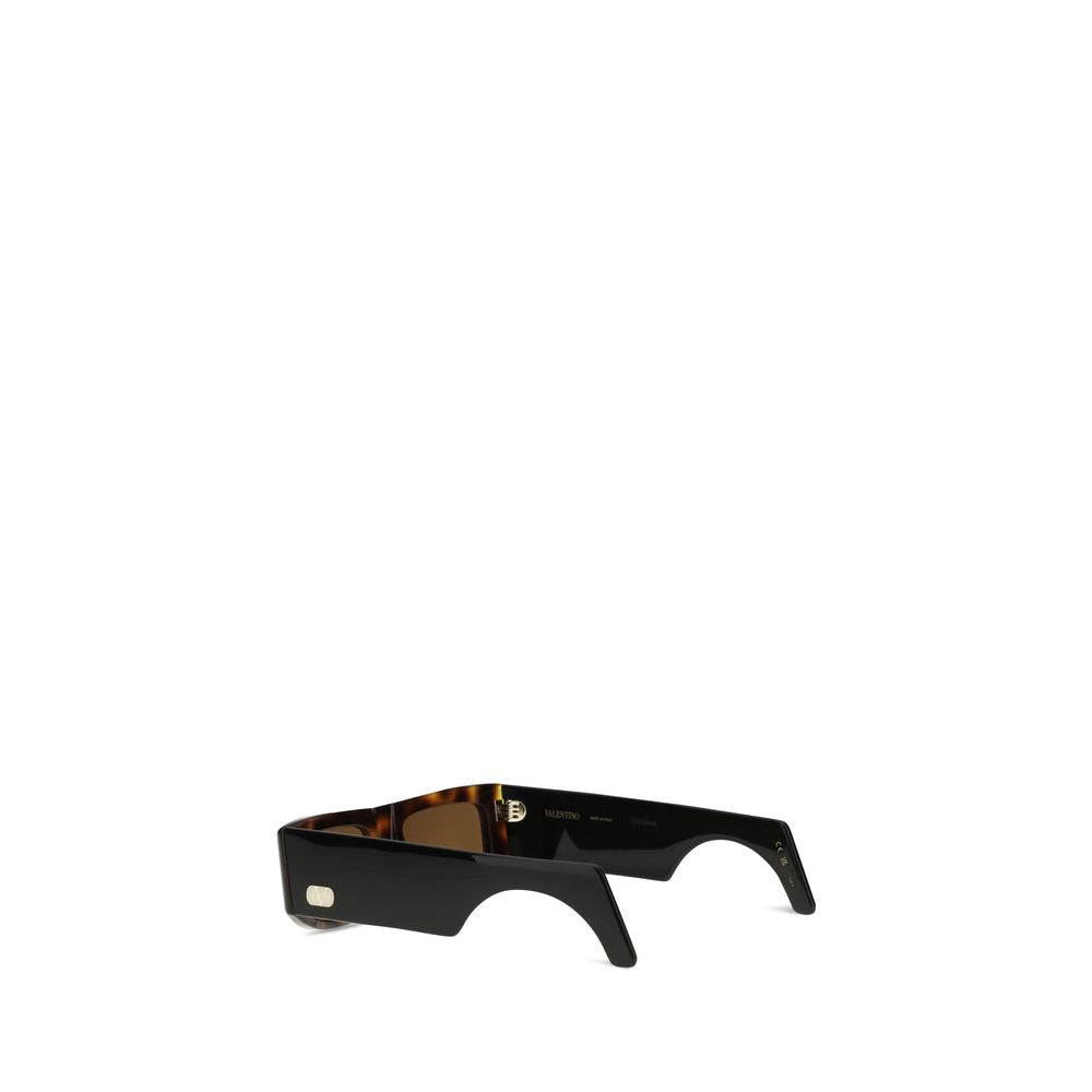 Valentino Garavani Brown Acetate Sunglasses - Timeless Luxury