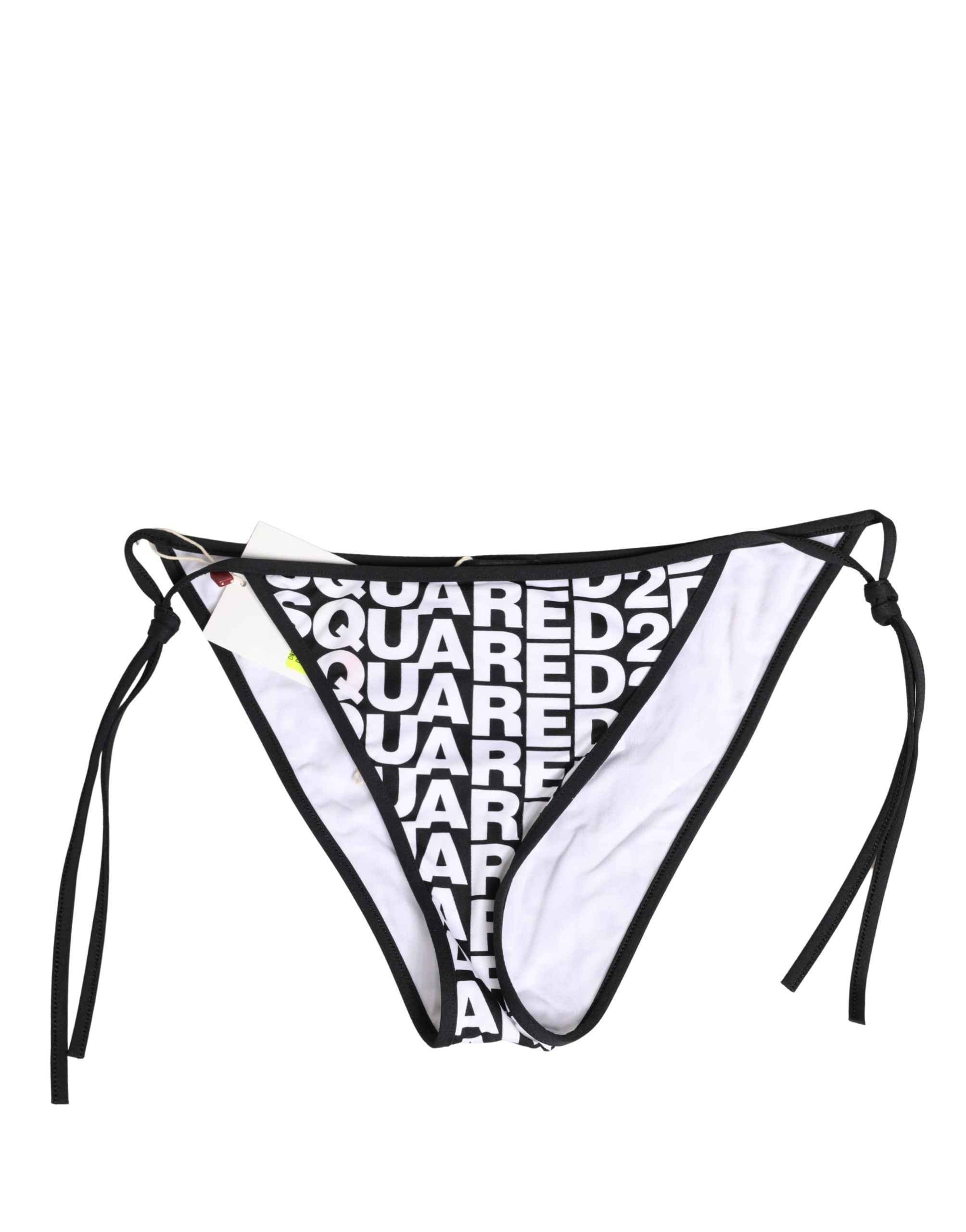 Dsquared² Multicolor Bikini Bottom Designer Couture Luxury