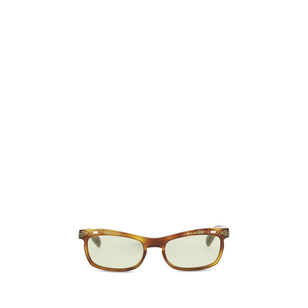 Valentino Garavani Brown Acetate Sunglasses - Timeless Elegance