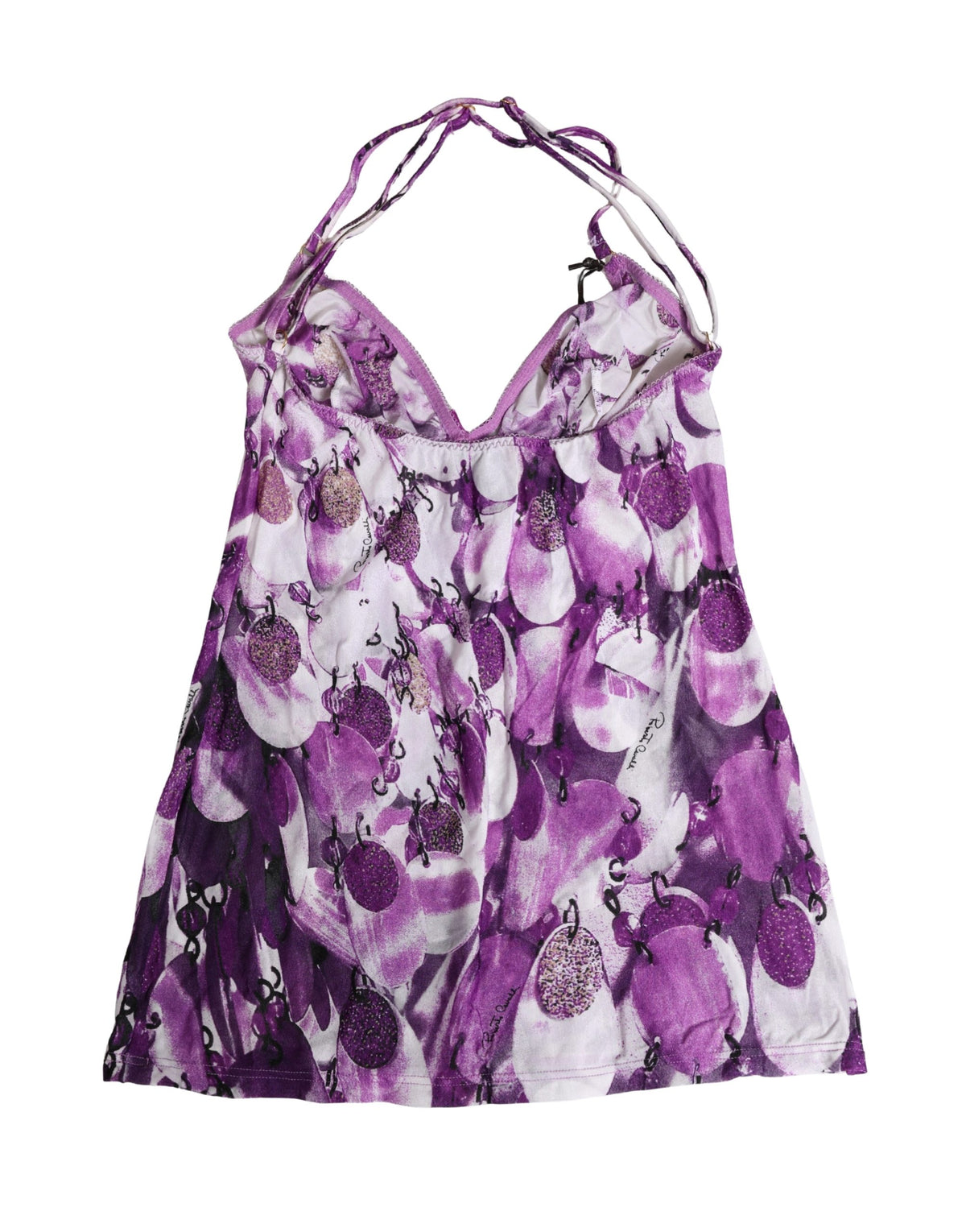 Roberto Cavalli Multicolor Halter Neck Underwear Couture