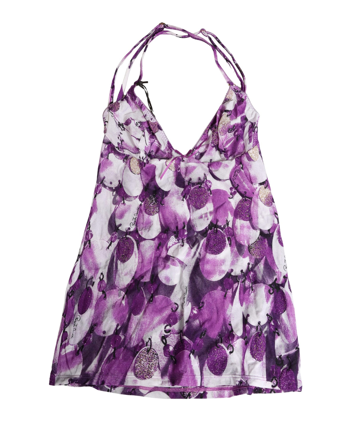 Roberto Cavalli Multicolor Halter Neck Underwear Couture