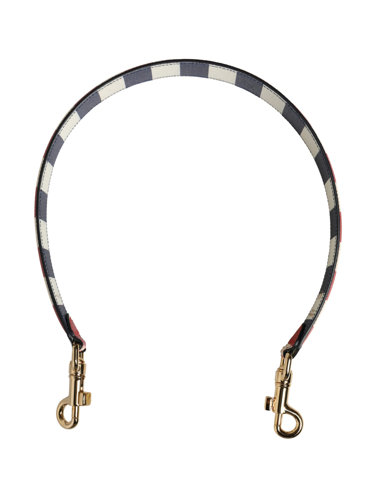 Dolce & Gabbana Multicolor Leather Shoulder Strap for Timeless Elegance