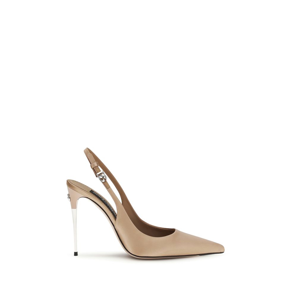 Elevate your elegance with Dolce & Gabbana's Beige Viscose High Heel Pumps, where exquisite craftsmanship and luxurious materials redefine sophistication for unforgettable moments.