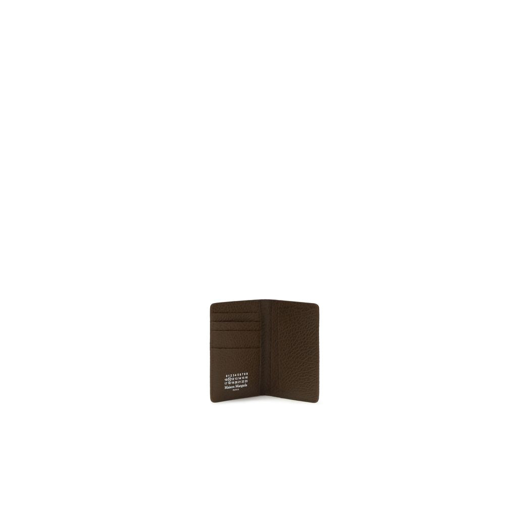 Experience the Maison Margiela Brown Calf Leather Bos Taurus Wallet, a masterpiece of minimalist luxury crafted from premium calf leather, embodying timeless sophistication.