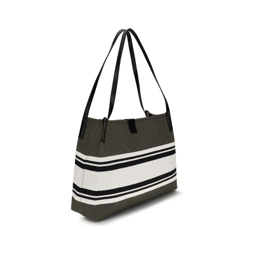 Balmain Black Cotton Handbag - Elevate Your Everyday Elegance