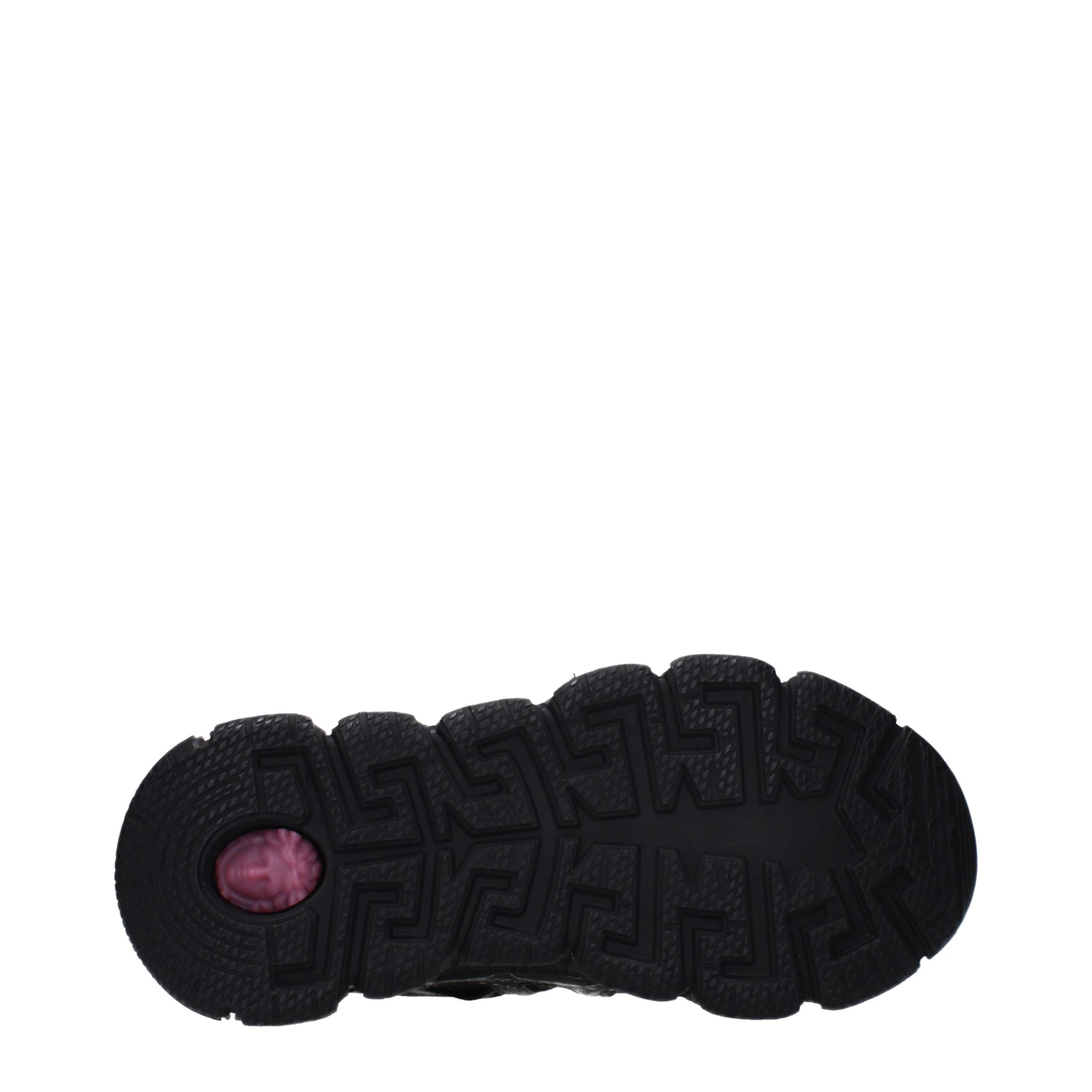 Step into the realm of luxury with Versace Black Fabric Athletic Sneakers, where exquisite craftsmanship meets timeless elegance, perfect for the discerning individual.