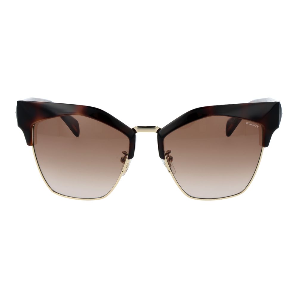 Indulge in the timeless elegance of Police Brown Plastic Sunglasses, where exquisite craftsmanship meets sophisticated style, perfect for elevating any ensemble.