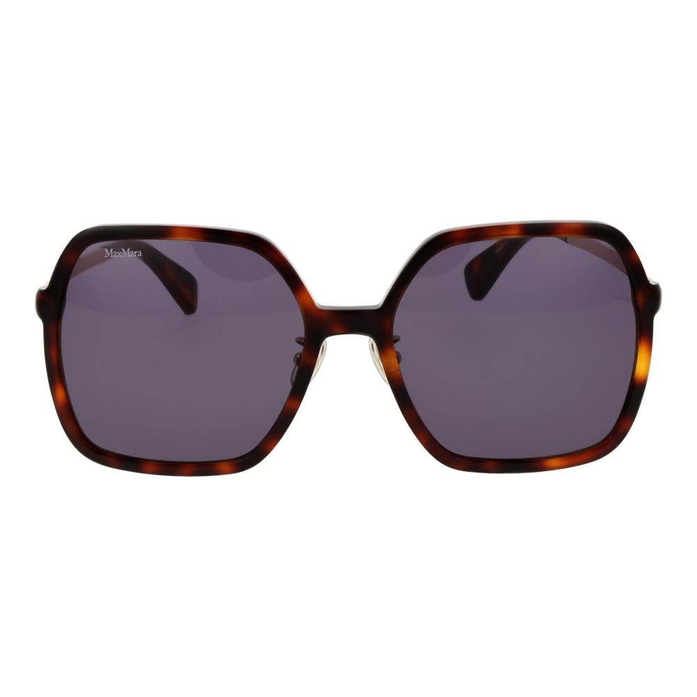 Max Mara Brown Acetate Sunglasses - Timeless Elegance Redefined