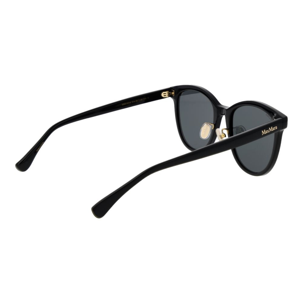 Max Mara Black Acetate Sunglasses - Timeless Elegance Redefined